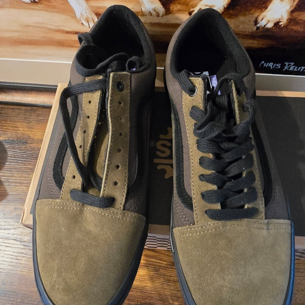 Men’s Vans BMX Old Skool Low Coal Brown Mens Shoes VN000D3MEMP RARE size 12 US - Picture 4 of 11